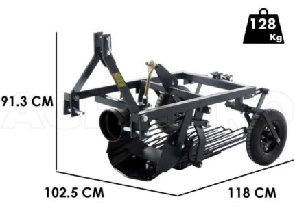 Arracheuse de pommes de terre Blackstone B-PH 500 – Tamis oscillants – Largeur de travail 44 cm