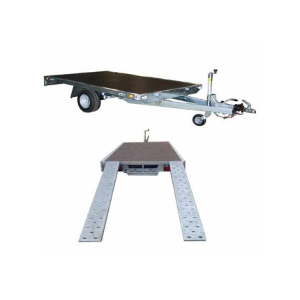 Plateau nu surbaissé roues dessous avec rampes gamme XR 262-5 PL